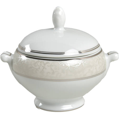 Parchment (China) Sugar Bowl & Lid