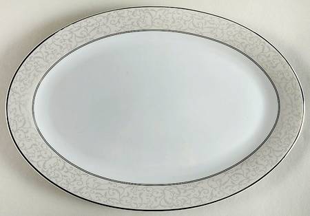 Parchment (China) 14" Oval Serving Platter
