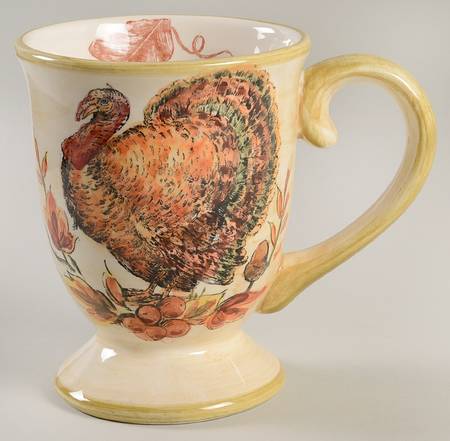 Acorns & Turkey Mug