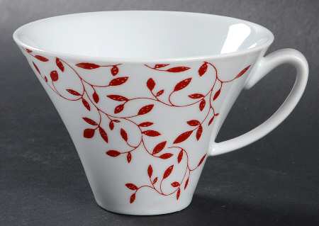 Scarlet Vine Flat Cup