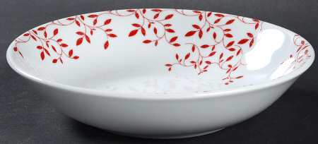 Scarlet Vine Coupe Soup Bowl
