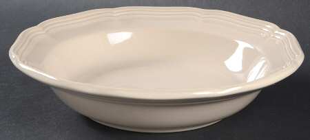 French Countryside Tan Rim Soup Bowl
