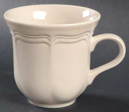 French Countryside Tan Flat Cup