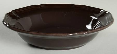 French Countryside Chocolate Rim Soup Bowl