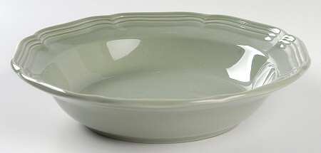French Countryside Sage Green Rim Soup Bowl