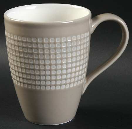 Crisscross Tan Mug