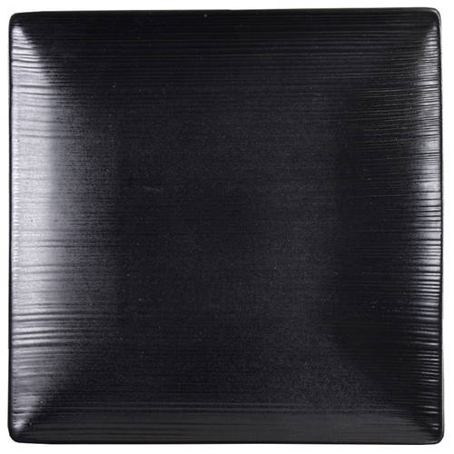 Stone Ridge Black Square Salad Plate
