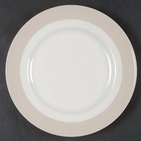 Classic Band Grey Salad Plate