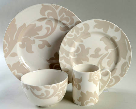 Lisbon Grey 4 Piece Place Setting