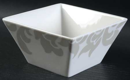 Lisbon Grey Square Soup/Cereal Bowl