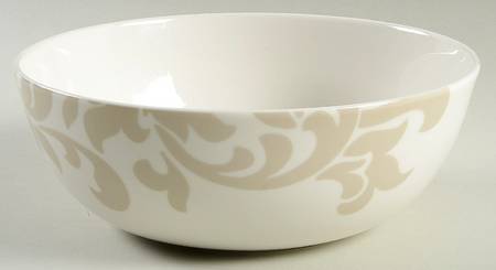Lisbon Grey 9" Round Vegetable Bowl