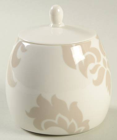 Lisbon Grey Sugar Bowl & Lid