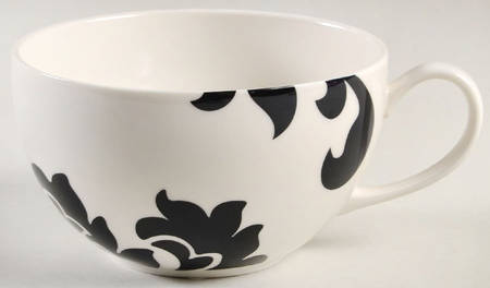 Lisbon Black Cup for Individual Teapot & Lid with Cup