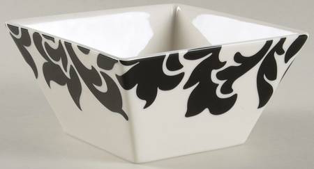 Lisbon Black Square Soup/Cereal Bowl