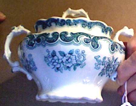 Mycasa Blue Sugar Bowl & Lid