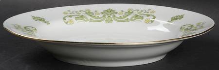 Danube (Yellow Green) Rim Soup Bowl