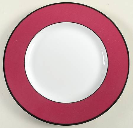 Concentric Plum Salad Plate