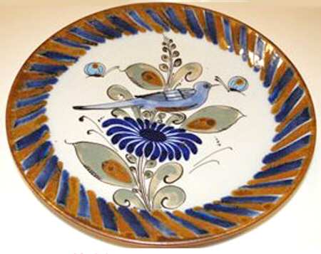 El Palomar Blue 13" Chop Plate (Round Platter)