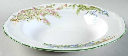 Botanical Bouquet Large Rim Soup Bowl