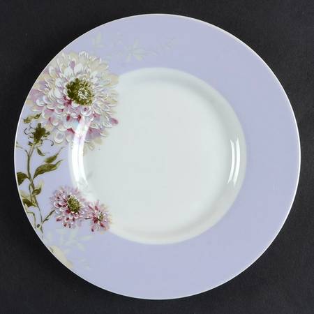 Silk Floral Lavender Saucer