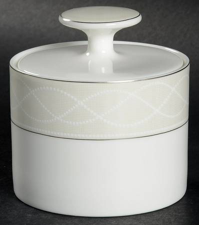 Pearl Elegance Sugar Bowl & Lid