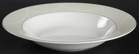 Pearl Elegance Large Rim Soup Bowl