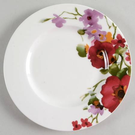 Garden Palette Bouquet Salad Plate