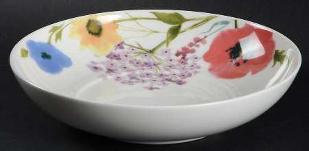 Garden Palette Floral Coupe Soup Bowl