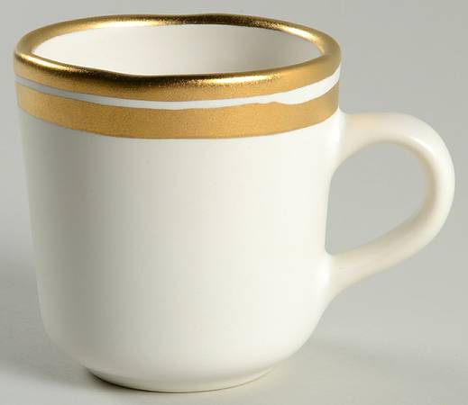 Lines Gold Flat Cup