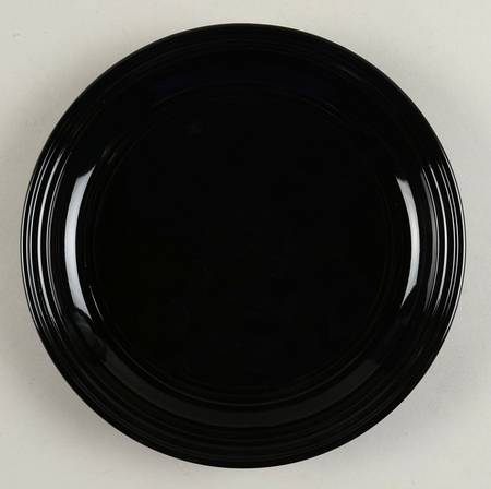 Rich Black (Rainforest) Salad Plate