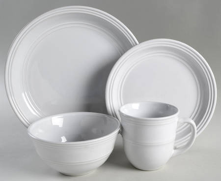 Arctic White (Rainforest) 4 Piece Place Setting