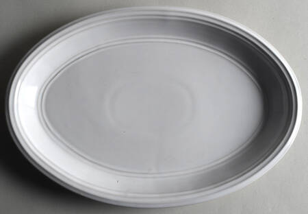 Arctic White (Rainforest) 13" Oval Serving Platter