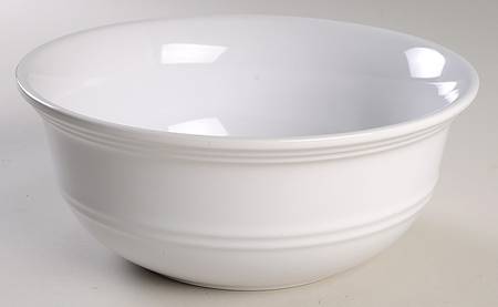 Arctic White (Rainforest) 9" Round Vegetable Bowl