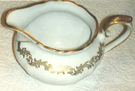 Golden Wreath Creamer