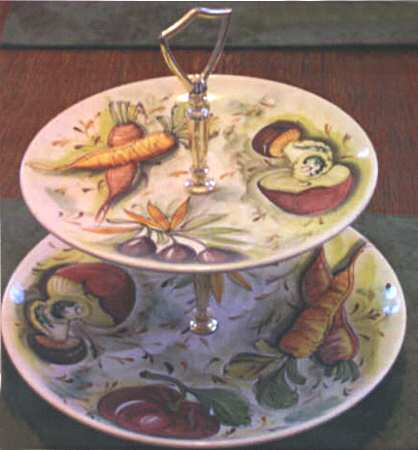 MCI23 2 Tiered Serving Tray (Dinner & Salad Plate)