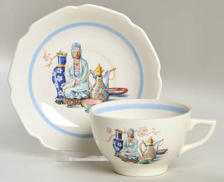 MTC121 Flat Cup & Saucer Set by Mount Clemens