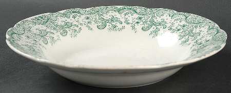 Seville Green (No Trim) Rim Soup Bowl