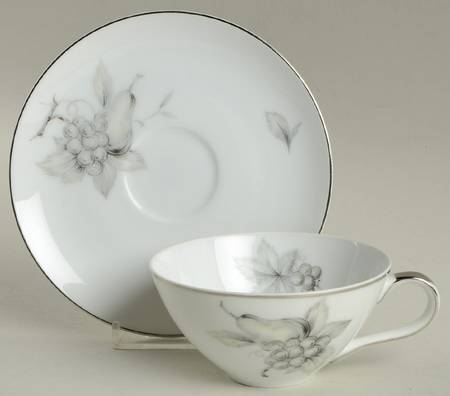 Shadow Flat Cup & Saucer Set