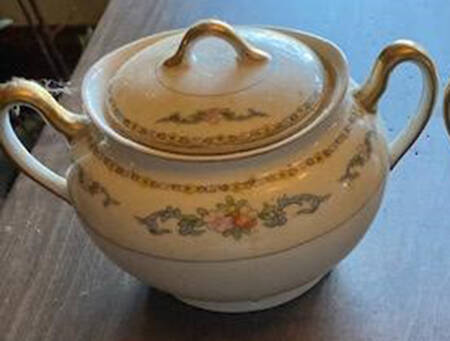 MEI1166 Sugar Bowl & Lid