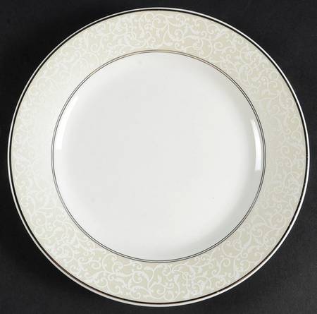 Parchment Ivory Salad Plate