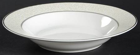 Parchment Ivory Rim Soup Bowl