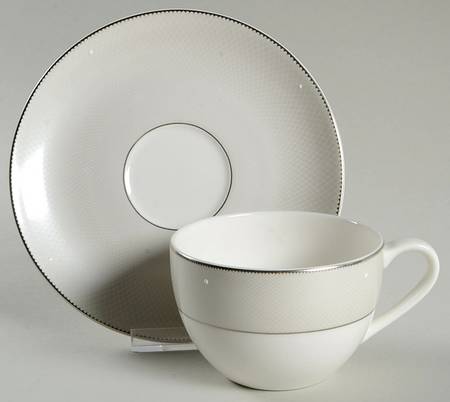 Gown Flat Cup & Saucer Set