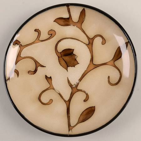Gold Scroll Bread & Butter Plate