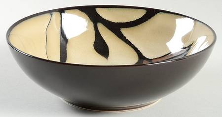 Gold Scroll Coupe Soup Bowl