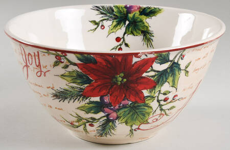 Noel 9" Round Vegetable Bowl