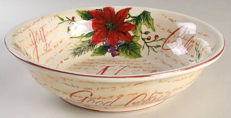 Noel 12" Pasta Serving Bowl