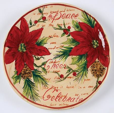 Noel Salad Plate