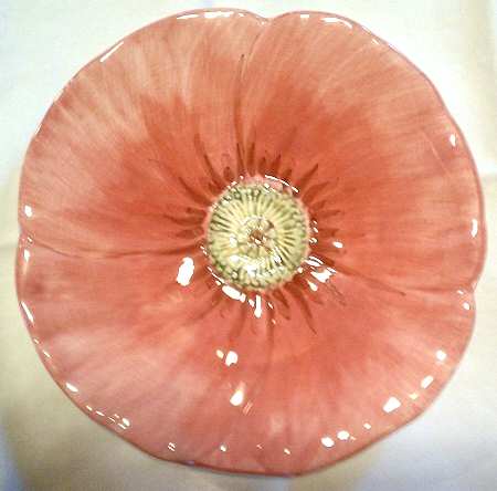 Group Floral Flower Shape Salad Plate