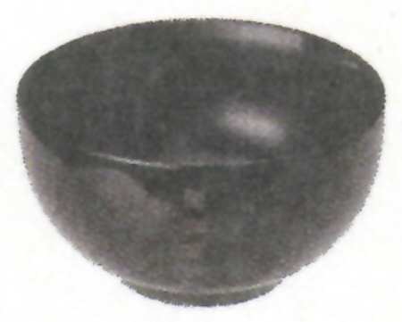New York Black 5" Round Deep Bowl
