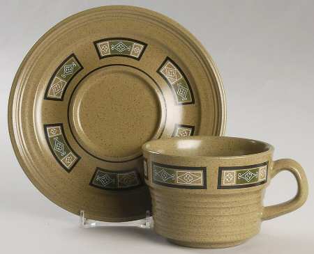 Navajo Flat Cup & Saucer Set